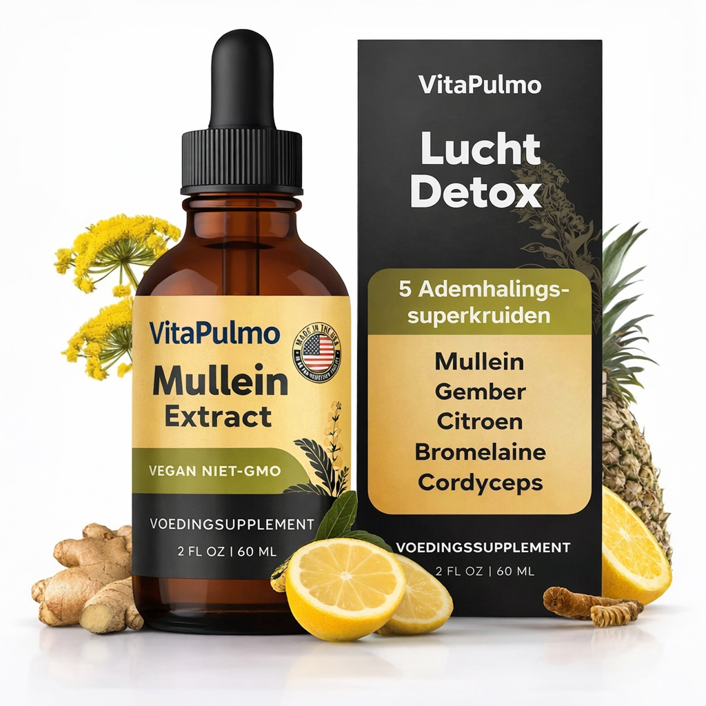 1x VitaPulmo™ Mullein Longdruppels (50% KORTING)