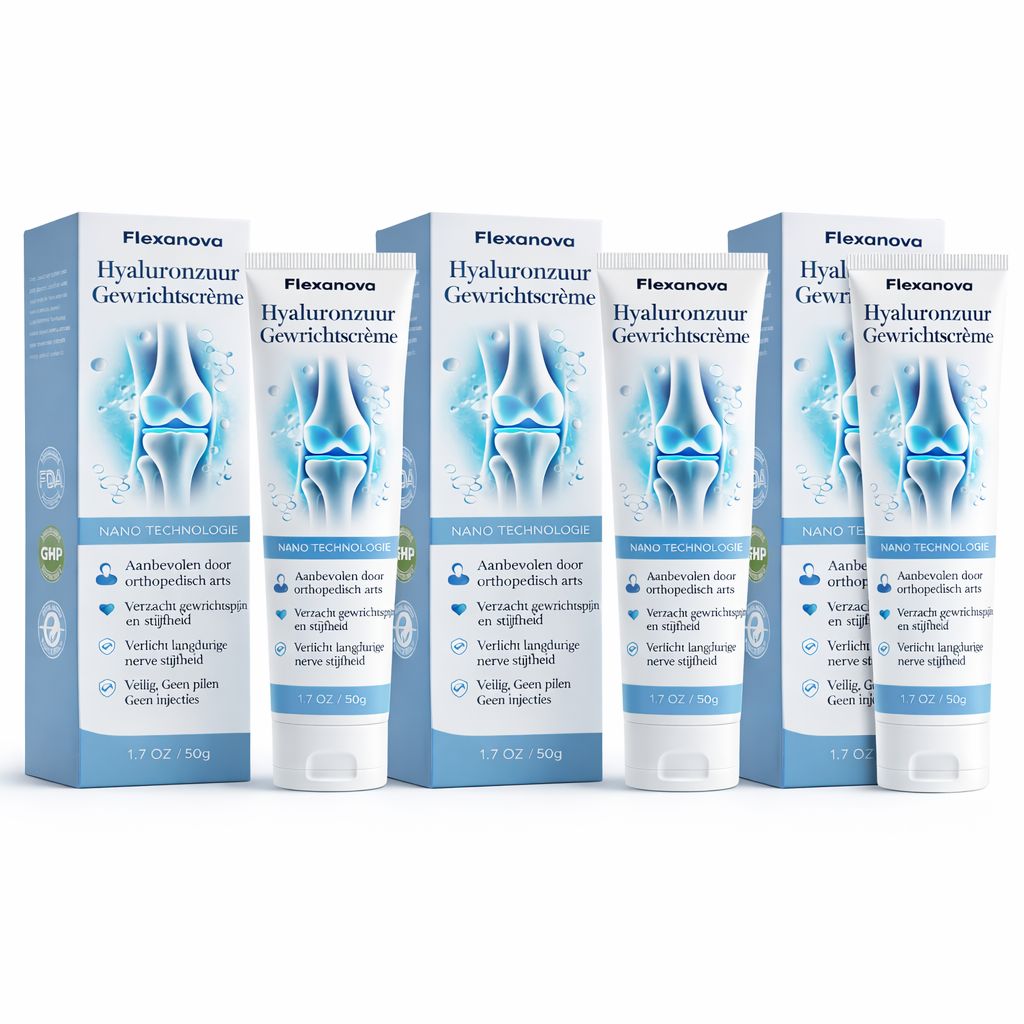1x Flexanova™ Hyaluronzuur-gewrichtscrème (50% KORTING!)